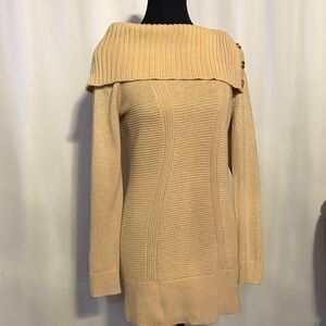 Style & Co. Off-Shoulder Sweater - Beige